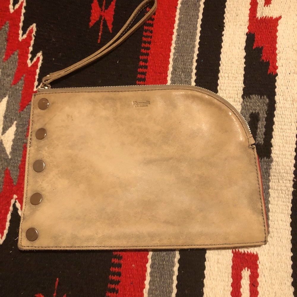 Hammitt Richard Clutch/Wrislet Leather.  Hard to find, classic Hammitt